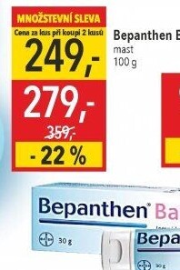 Mast proti opruzeninám Baby Bepanthen