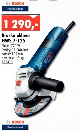 Bruska úhlová GWS 7-125 Bosch Professional