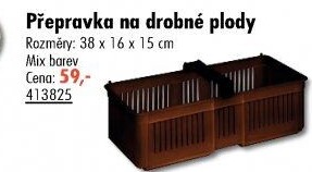 Košík - přepravka na ovoce a zeleninu
