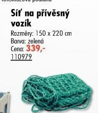 Síť na přívěsný vozík