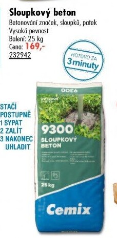 Sloupkový beton Cemix