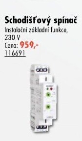 Spínač instalační schodišťový Noark