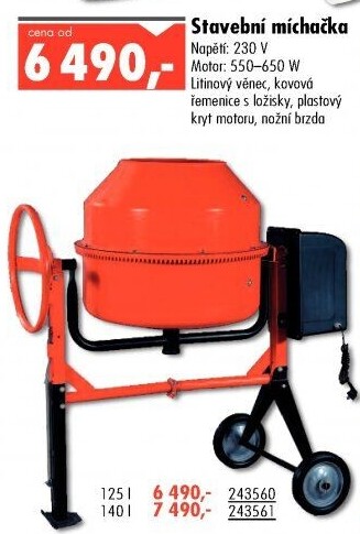 Stavební míchačka Ma-tech