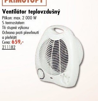 Teplovzdušný ventilátor FK 1K