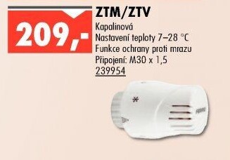 Termostatická hlavice Novaservis