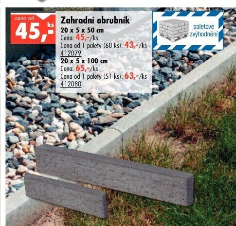 Zahradní obrubník