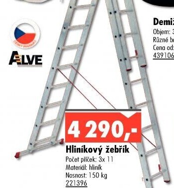 Žebřík Alve