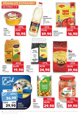 akční leták Kaufland 7.9.2022-13.9.2022