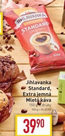 Mletá káva Standard Jihlavanka