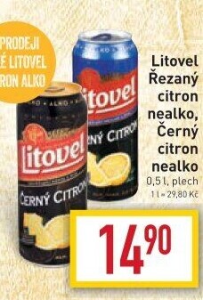 Nealkoholické pivo ochucené Litovel