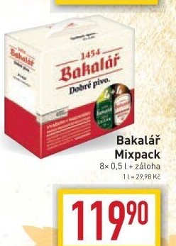 Pivo Mixpack Bakalář