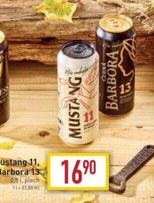 Pivo Mustang 11° Ostravar