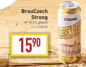 Pivo Strong Brouczech Pivovar Nová Paka