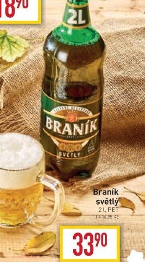 Pivo světlé Braník