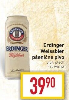 Pivo světlé speciální pšeničné Weisbier Erdinger