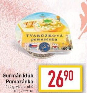 Pomazánky Gurmán klub
