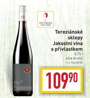 Vína Tereziánské sklepy - přívlastková
