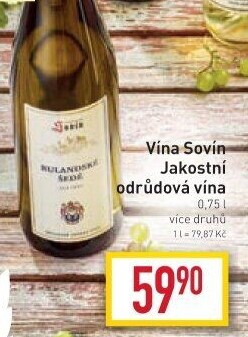 Vína Vinný sklep Sovín