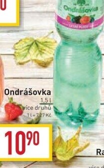 Voda ochucená Ondrášovka