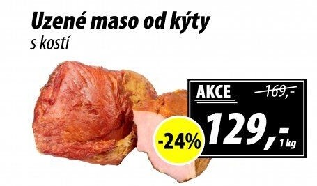 Uzené maso od kýty s kostí