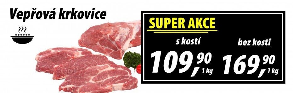 Vepřová krkovice s kostí