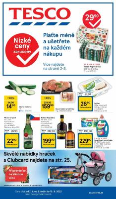 akční leták Tesco 7.9.2022-13.9.2022