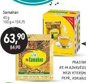 Ajurvédský čaj Samahan