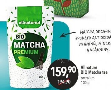 Čaj Matcha Tea Allnature