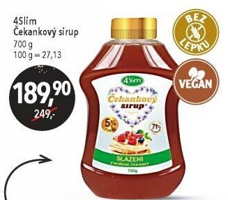 Čekankový sirup 4Slim