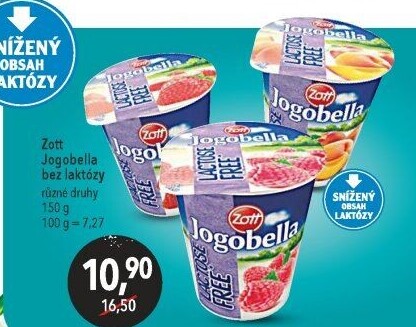 Jogurt bez laktózy Jogobella Zott