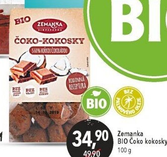 Kokosky Biopekárna Zemanka