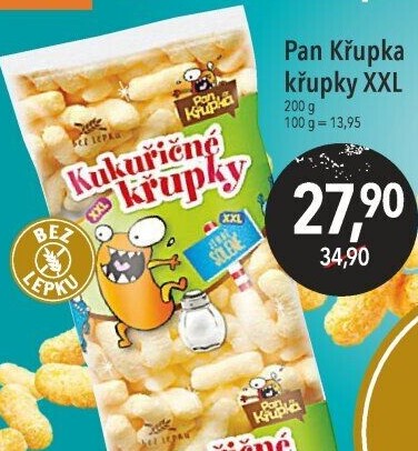 Kukuřičné křupky bez lepku Rej