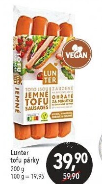 Tofu párky Lunter