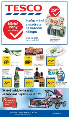 akční leták Tesco 7.9.2022-13.9.2022