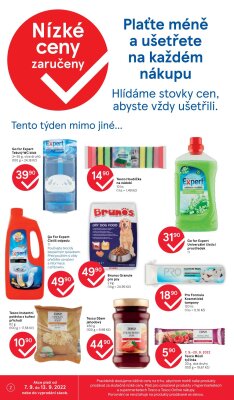 akční leták Tesco 7.9.2022-13.9.2022