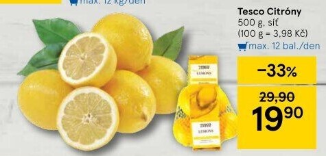 Citrony Tesco