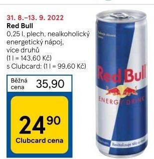 Energetický nápoj Red Bull