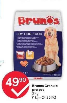 Granule pro psy Brunos
