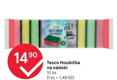 Houbičky na nádobí Tesco