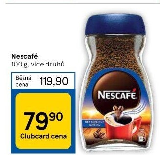 Instantní kávy Nescafé