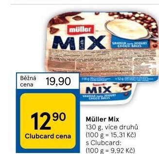Jogurt Müller Mix