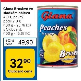Kompot broskve Giana