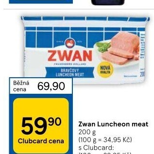 Luncheon meat Zwan