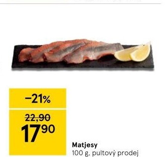 Matjesy řezy
