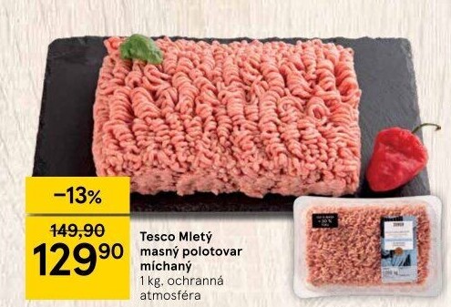 Mleté maso mix Tesco