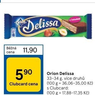 Oplatky celomáčené Delissa Orion
