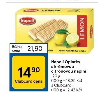 Oplatky Napoli Manner