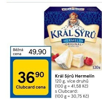Sýr Hermelín Král sýrů