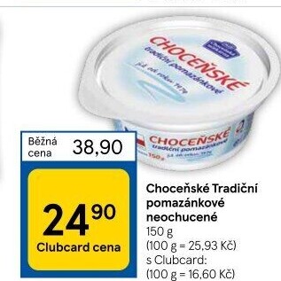 Tradiční pomazánkové Choceňské