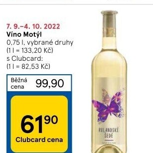 Vína Motýl Víno Mikulov